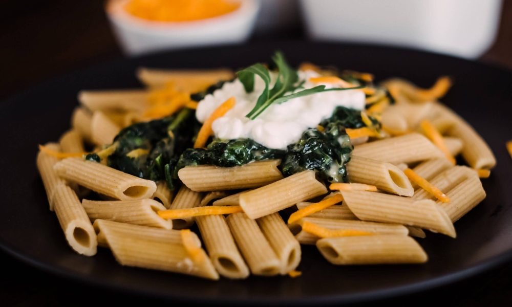 7. arla cottage cheese spinach pasta scaled (1)